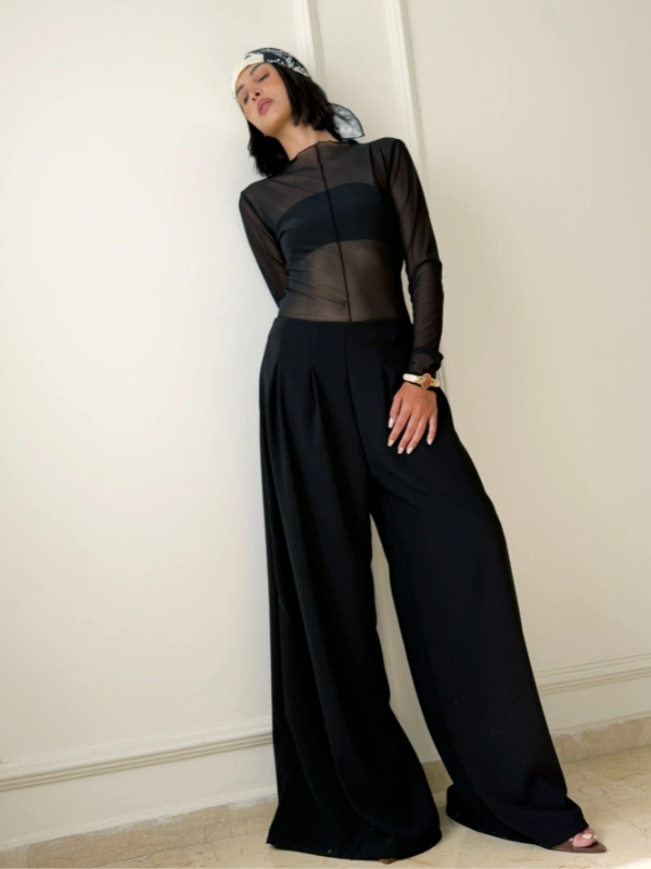JAZZ Wide Pants Cup of sea﻿ irthy