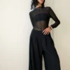 JAZZ Wide Pants Cup of sea﻿ irthy