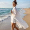 Kimono Galène Adulte blanc RJ collection﻿