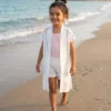 Kimono Galène Kids blanc RJ Collection IRTHY