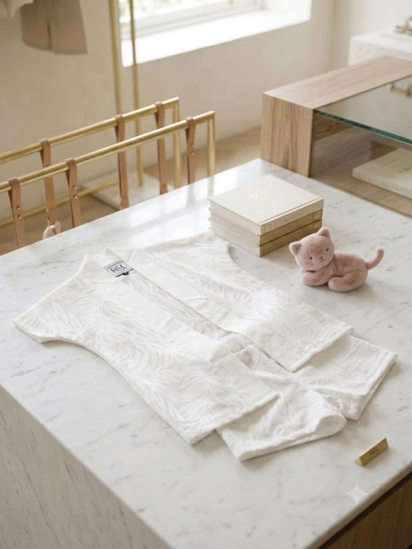 Kimono Shorty GALENE Blanc Kids – Image 4
