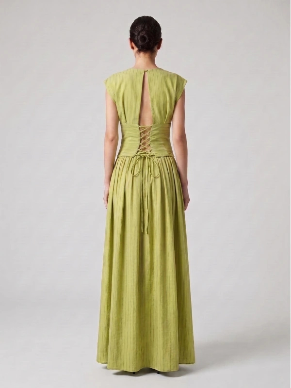 Pistachio Robe MALIKA – Image 3