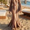 Robe caftan style Missoni AD RJ collection﻿