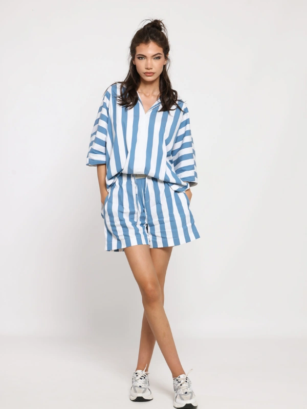 Short VIANEY rayé