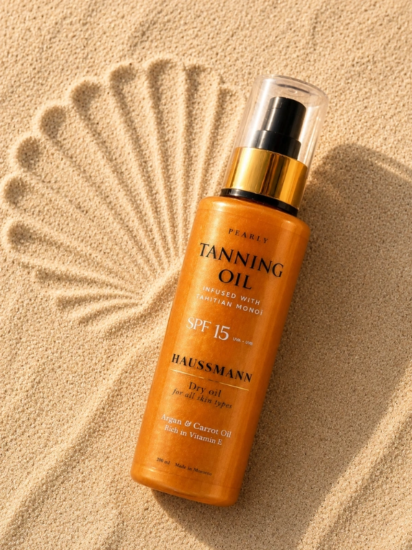 Tanning Oil Pailletée au Monoï