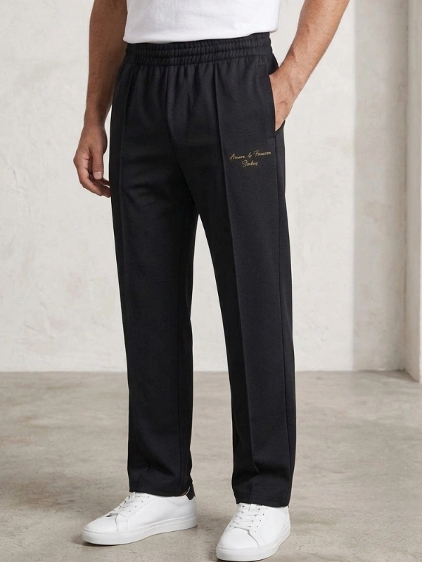 Pantalon relaxed fit - Noir
