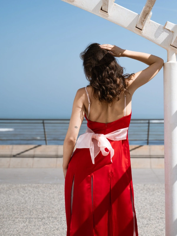 Robe MAREA - Rouge
