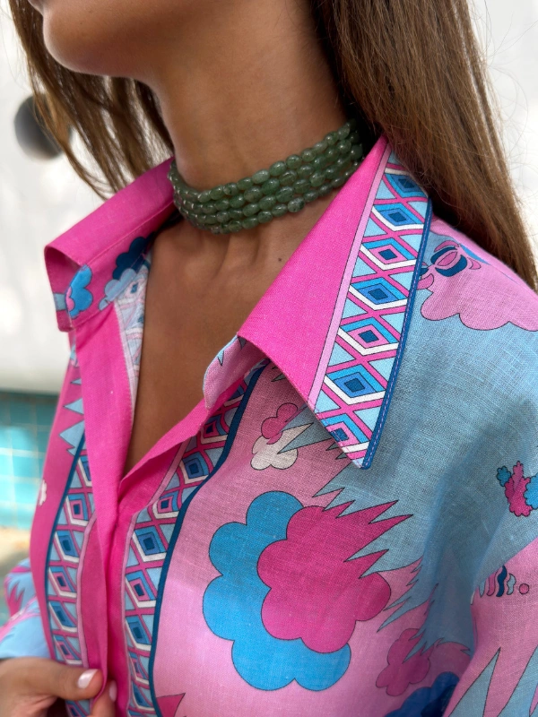 Blouse chic 100% Lin – Image 3