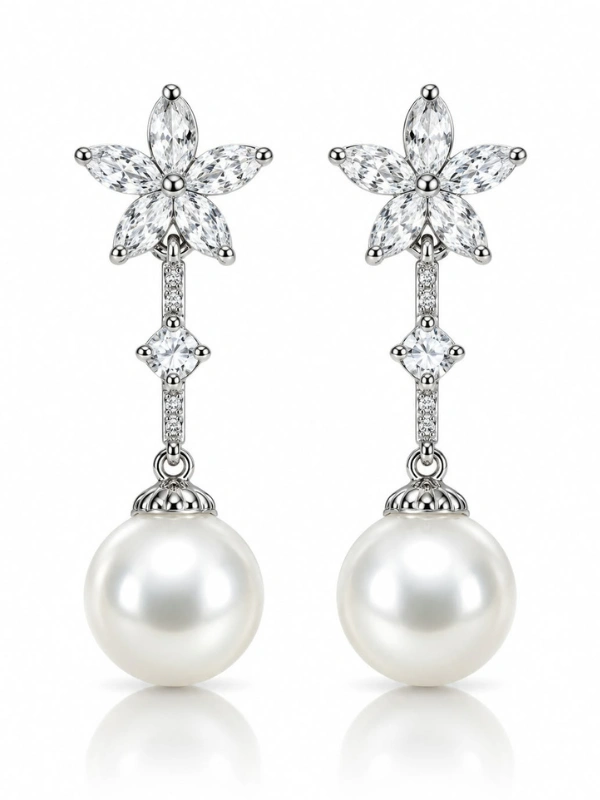 Boucles d’oreilles Étoile de Perle – Image 3