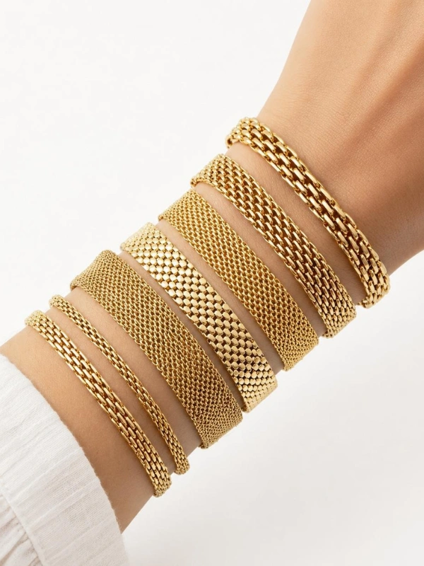 Bracelet maille mat – Image 3