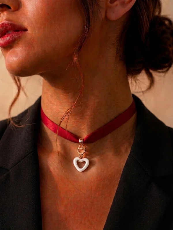 Collier Blanc D'amour