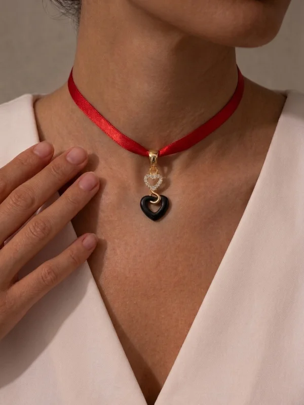 Collier Cœur Mystère