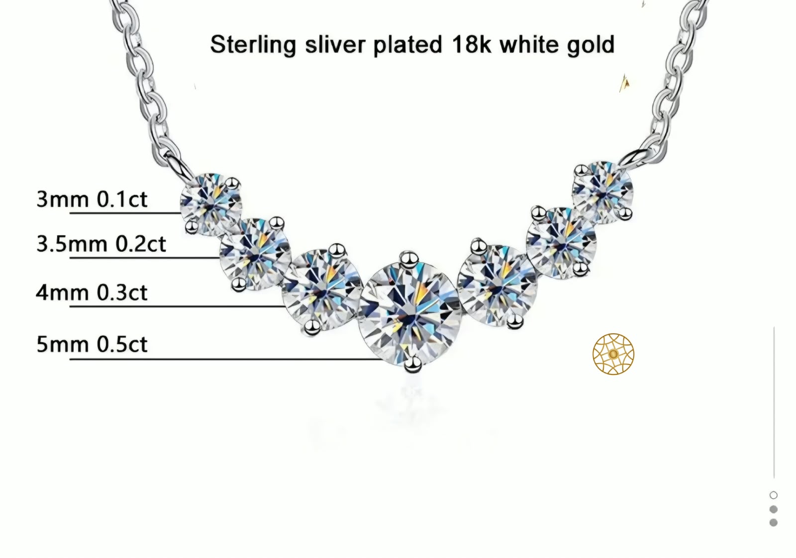 Collier Couronne noualis irthy – Image 3