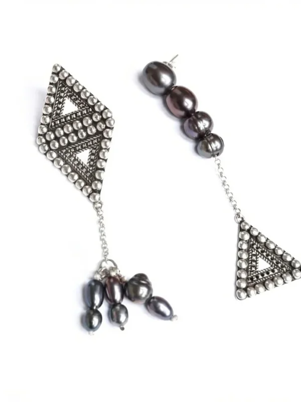 Asymetrical FIBULA HANGING Earrings