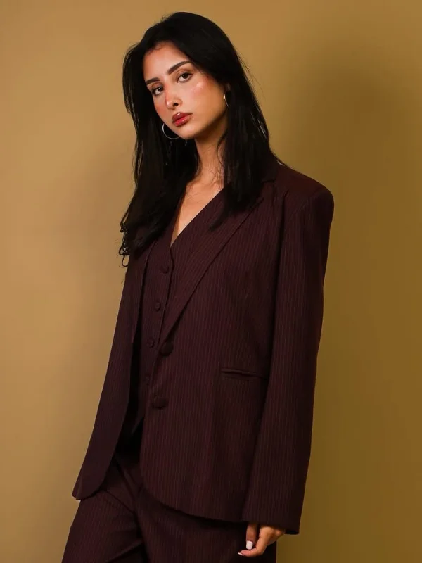 Blazer VITORIA Burgundy