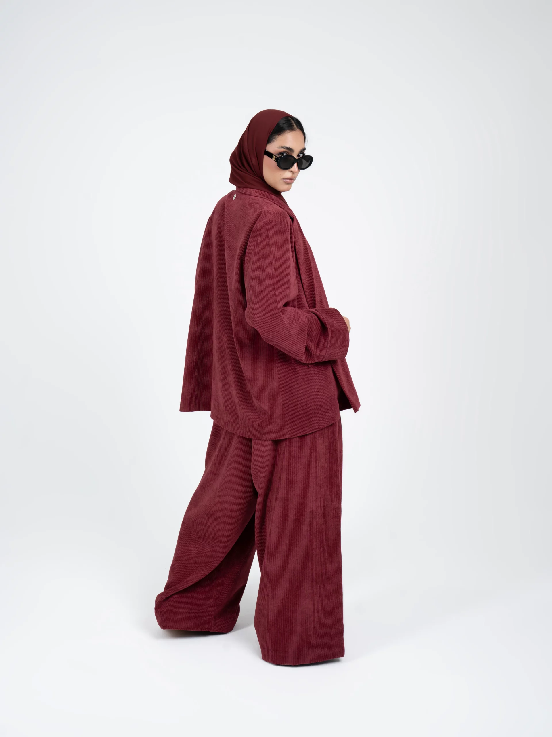 LINEA Set Burgundy velours – Image 3