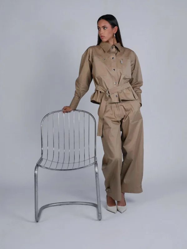 Pantalon ballon beige - Léon – Image 4