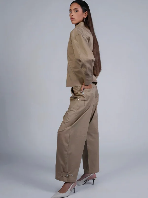 Pantalon ballon beige - Léon – Image 5